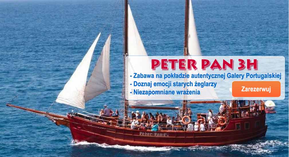 Teneryfa - Wycieczki oceaniczne Peter Pan 3h